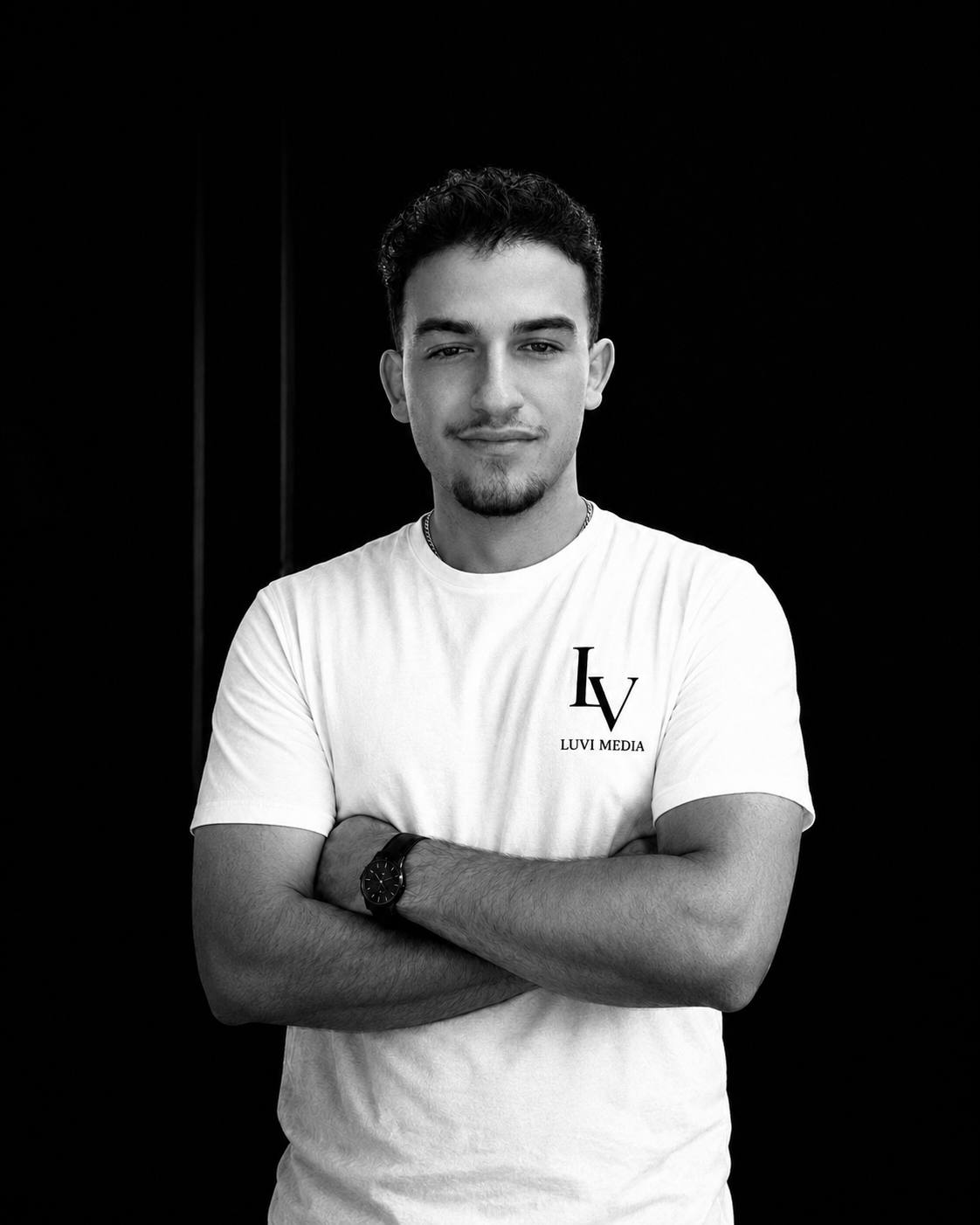Porträt von Lui Vincent Bijanpour, Gründer von LUVI MEDIA